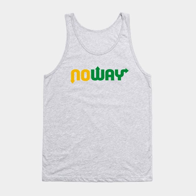 No Way Tank Top by Shark Shirts